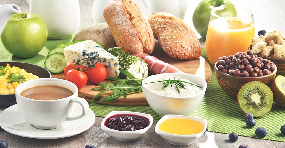 Complimentary Wine Country breakfast